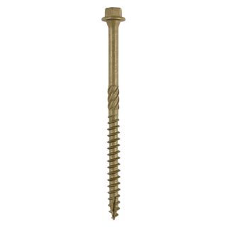 In-Dex Timber Screw Hex Head Green  6.7 X 100mm 100IN (BOX 50)
