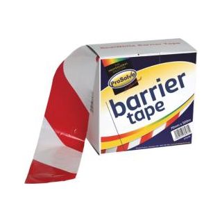 Red / White Barrier Tape 75mm x 500mtr BTR/W