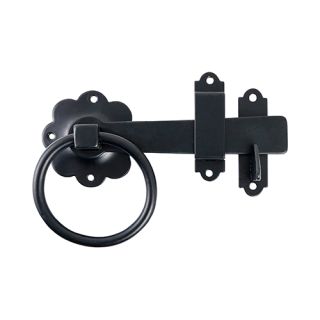 Ring Gate Latch Black 6 RGL6BP