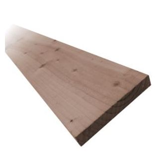 16 x 125 mm 1.8 mtr Brown Treated Fence Board FSC