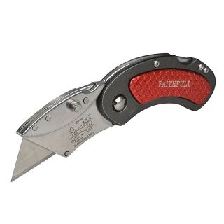 Faithfull Utility Folding Knife W/Blade Lock FAITKUTILITY