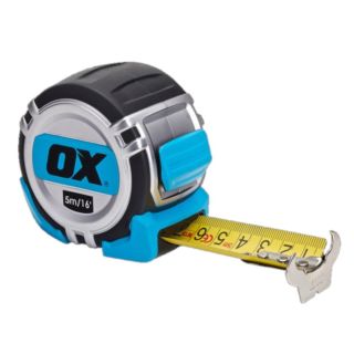 Ox Pro Heavy Duty Tape Measure - 5m/16Ft OX-P028705