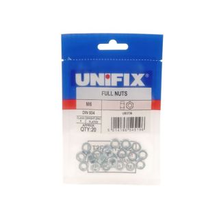 M10 Hex Nuts BZP (Bag 10) UB4006