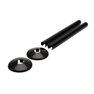 Radiator Tail Kit 200mm - Black ACSNB/K2BP