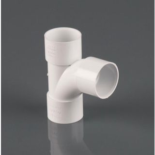 Brett Martin 32mm White Solvent Weld Swept Tee W1160WP