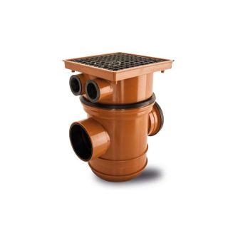 110mm Back Inlet Gully Square  Top UG446