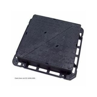 675mm x 675mm x 100mm D400 Manhole Cover & Frame