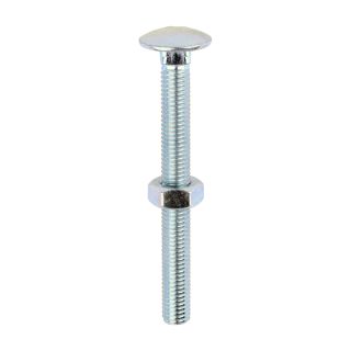 Cup Square Hex BZP Carriage Bolt & Nut  M10 X 100mm 10100CB (25)