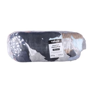 Timco Shield Assorted Wiping Rags 10kg Bag 973138