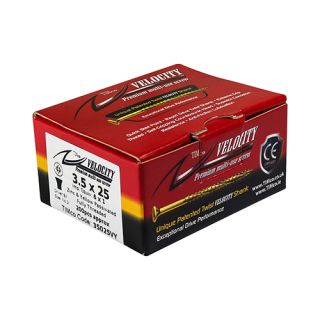 Velocity Premium Pozi Screw 3.5 X 50mm (200 Per Box) 35050VY