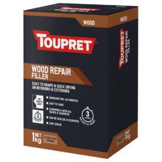 Toupret Wood Repair Filler Natural 1kg TTREPBO01GB (8)