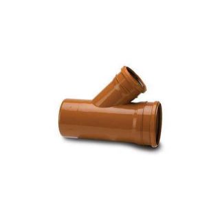 Polypipe 160mm X 110mm 45 Deg Double Socket Unequal  Junction UG636