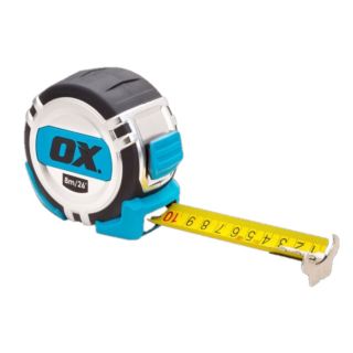 Ox Pro Heavy Duty Tape Measure - 8mtr OX-P028708