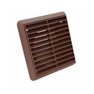 100mm Louvred Terminal Vent Brown BM450/B