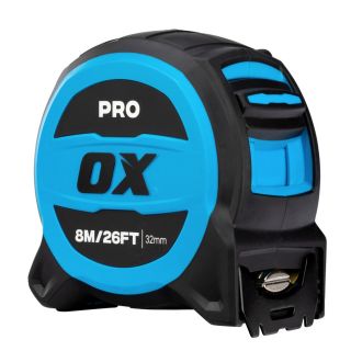 Ox Pro 8mtr Tuff Blade Tape Measure P506408