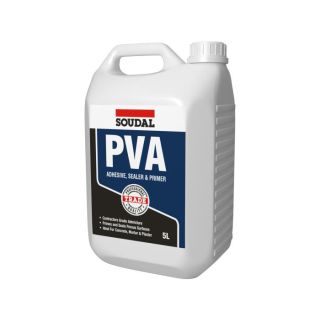 Soudal PVA Adhesive, Primer & Sealer 5Ltr
