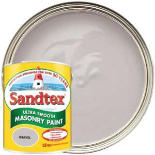 Sandtex Trade High Cover Masonry Paint Smooth Gravel Grey 5093605