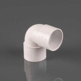 Brett Martin 50mm White Solvent Weld 90° Knuckle Bend  W3120WP