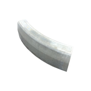 255mm x 125mm 1mtr Half Batt Ext Radius Kerb