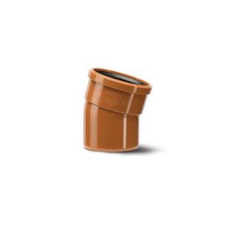 Polypipe 160mm 15 Deg Single Socket Bend UG610    (10)