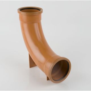 Brett Martin 110mm U/Ground 87.5 Deg Double Socket Rest Bend B4131