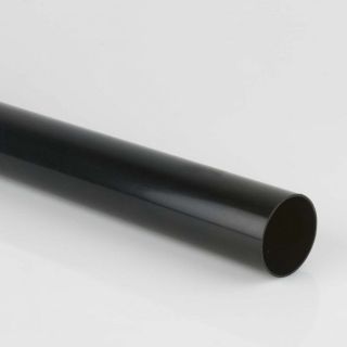 Brett Martin 68mm Black Round Downpipe 2.5mtr BR201B
