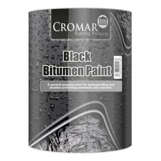 Cromar Black Bitumen Paint 5Ltr ABP/501