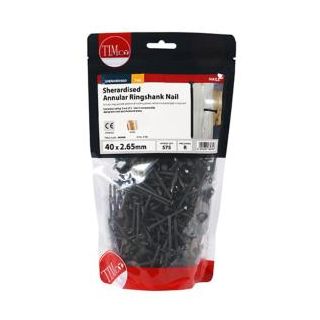 Sheradised Annular Ring Shank Nails 40mm x 2.65mm 1kg SAR40B
