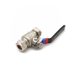 QLEC Economy Black Lever Ball Valve 15mm 10055722