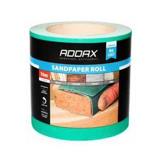 Medium Green Sand Paper Roll 115mm x 10mtr 80 Grit 231117