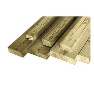 47 x 100 mm C16 Green Treated Eased Edge FSC