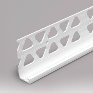 10mm White Plastic Stop Bead  2.5mtr  (34)  P2.5SB10W