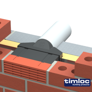 Timloc Adapt-Air Single Air Brick 100mm x 430mm Terracotta 6520TE