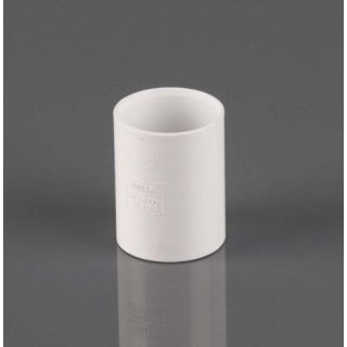 Brett Martin 40mm White Solvent Weld Straight Coupling W2100WP