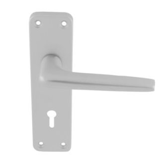Aluminium Lever Lock on Backplate SAA21/BP