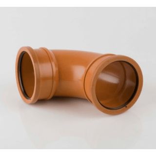 Brett Martin 110mm U/Ground 87.5 Deg Double Socket Bend B4031
