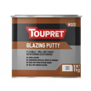 Toupret Glazing Putty White 1kg TTMABLA01GB (6)