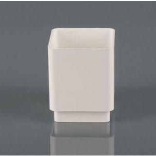 Brett Martin 65mm White Square Downpipe Coupler BR506A