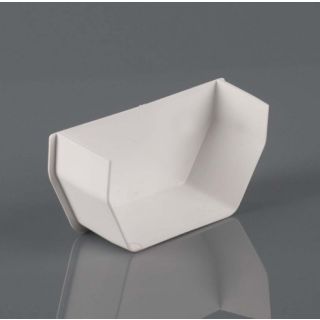 Brett Martin 114mm White Square Gutter Internal Stopend BR056A