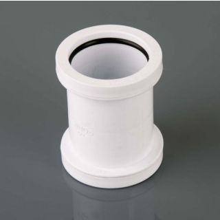 Brett Martin 40mm White Push Fit Waste Straight Connector W922W