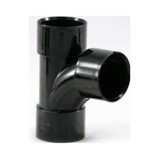 Brett Martin 40mm Black Solvent Weld Swept Tee W2160B