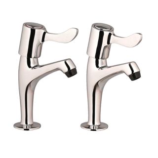 Pro Lever Sink Pillar Taps (Pair) 298630CP