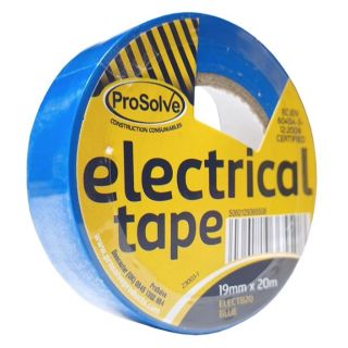 Prosolve Electrical Tape BLUE 19mm x 20mtr ELECTB20 (10)