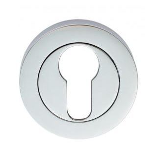 Escutcheon - Euro profile Polished Chrome GK4001CP