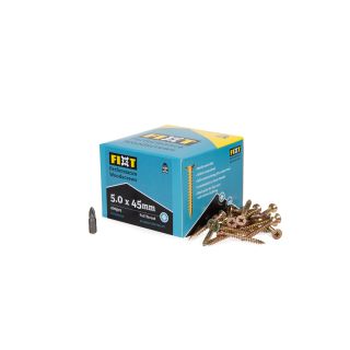 Fixt Performance Wood Screws 5.0 x 45mm (Box of 200)