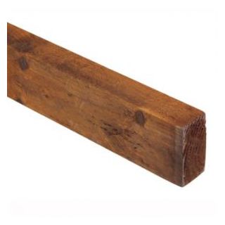 38 x 75 mm 4.2 mtr Brown Treated Fence Rail FSC