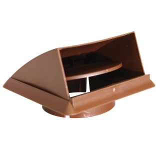 100mm Cowled Terminal Vent Brown BM457/B