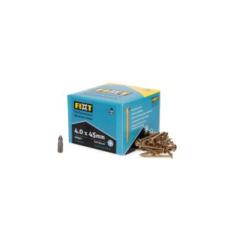 Fixt Performance Wood Screws 4.0 x 45mm (Box of 200)