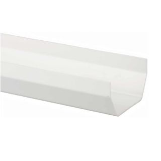 Brett Martin 114mm White Square Gutter 4mtr BR052A