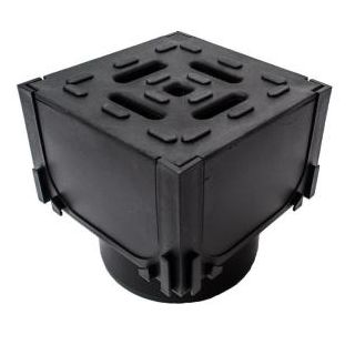 ACO Hexdrain Corner Unit (10) C/W Black Grate (19559)